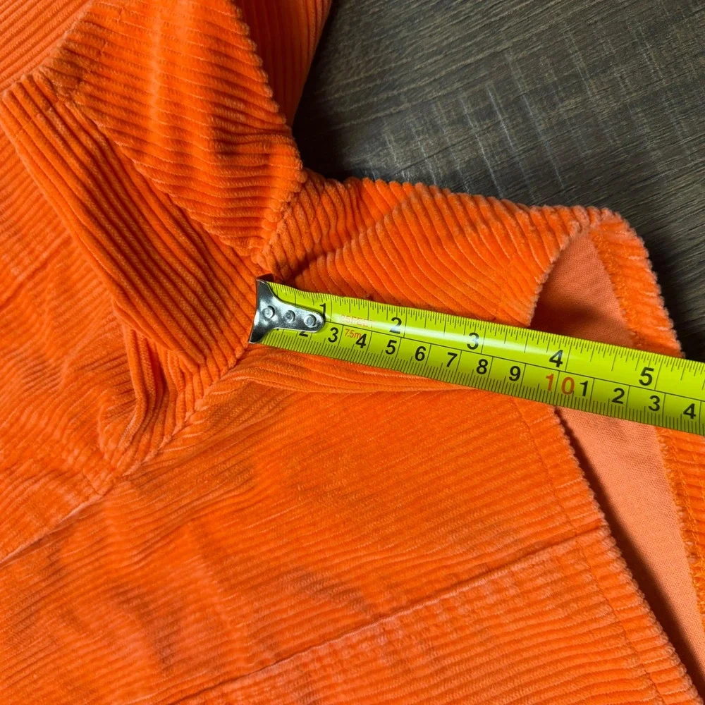 Vintage 80s 90s Ocean Pacific OP Orange Corduroy Board Shorts Sz 36 Fits 30 Surf